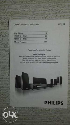 Philips home theatre system uesd