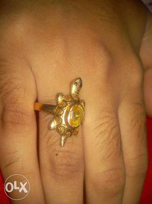 Real Gold Turtle Ring