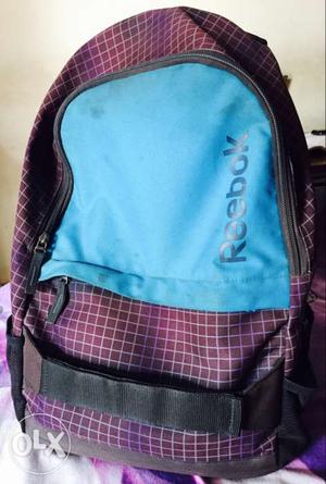 Reebok blue and black bagpack in good condition