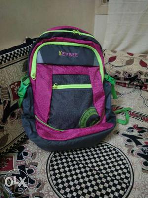 School-college bag with radium zips, price is