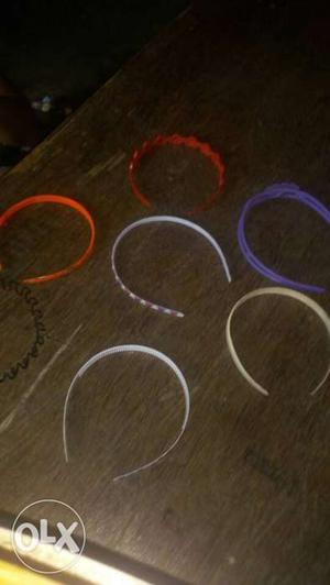 Seven Color Plastic Headbands
