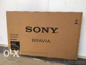 Sony 43w 80d sealed box piece.