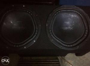 Sony subwoofer and amplifier woofar is 2