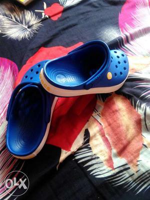 Toddler's Blue-and-white Crocs