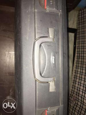 VIP suitcase with strong body in gray colour