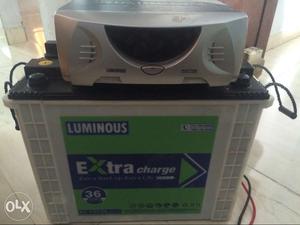 White And Black Luminous Extra Charge Battery