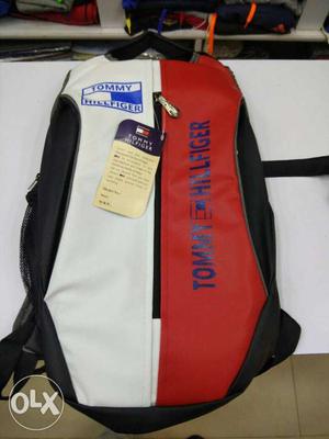 White,black, And Red Tommy Hilfiger Backpack