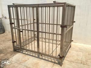 5 x 4 ft new stainless steel dog cage