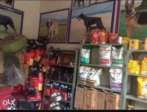 All dog accessories food supplement and clinic