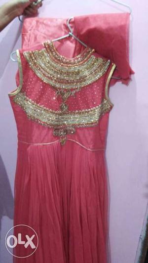 Brand new Gown Dress with chunni and pajami...