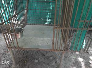 Brown Steel Kennel