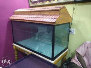 FISH TANK NEW (6MONTHS OLD) SIZE 60cmX124cm *with