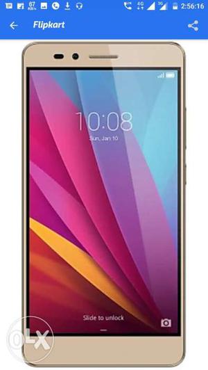 Honor 5x 16gb rom and 2gb gold ram seal pack