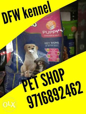 Pets food and accesories avilable