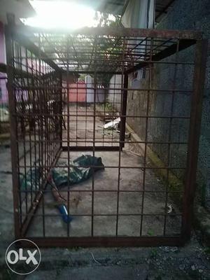 Strong iron cage for dogs and goats