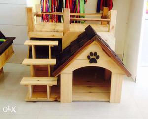 Wooden House for Cat or Small Dog Breeds