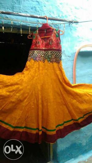 1 brand new lehnga and 1 frock urjent sell