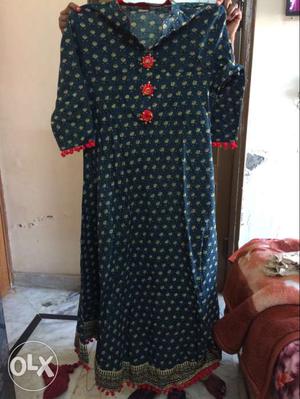 A newly designer kurti with red flair size if