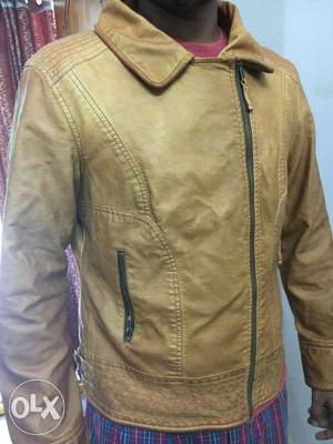 Absolutely good condition Leather Jacket