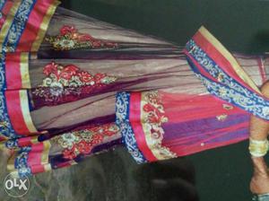Beautiful designer bridal lehnga,used only once.