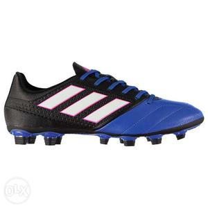 Black And Blue Adidas Football Cleat