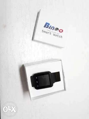 Black Bingo Smart Watch With Box