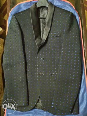 Black and blue colour blazer only 2 times used i