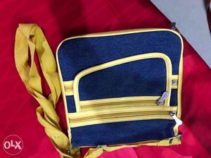 Blue And Yellow Crossbody Bag