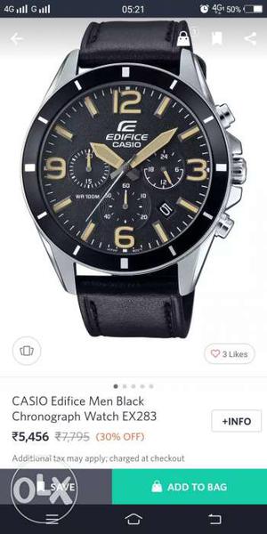 Brand new seal packed casio watch with brand tag