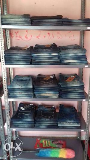 Branded jeans (56pcs),shirts(73 PCs), pants(39