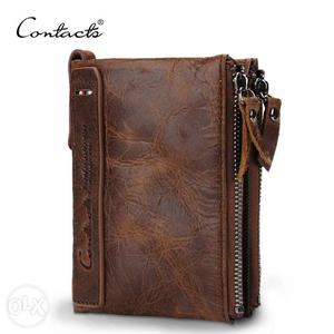 CONTACT'S HOT Genuine Crazy Leather