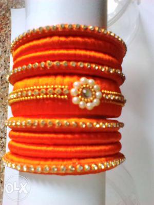 Designer silk thread bangle bangle