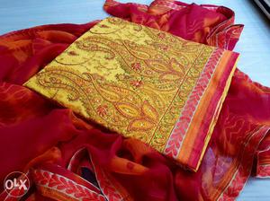Fabric Details:- Top -pure -chanderi silk full