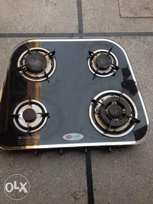 Four burner gas stove clix magic good condition