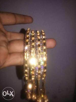 Gold-colored Diamond Jewelries