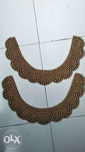 Golden beads necklace