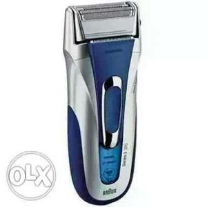Gray And Blue Braun shaver