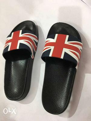 Great Britain Flag Themed Slide Sandals