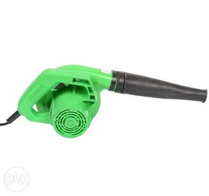 Green And Black Corded Air Blower