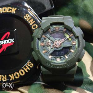 Green Casio G-Shock Digital Watch