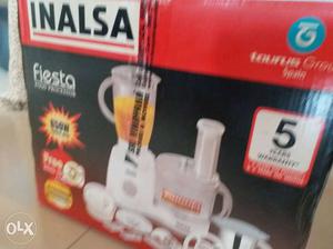 Inalsa food processor with all accessories