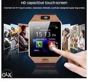 Oxhox Smart watch 32 GB card slot,Cam,Blue tooth