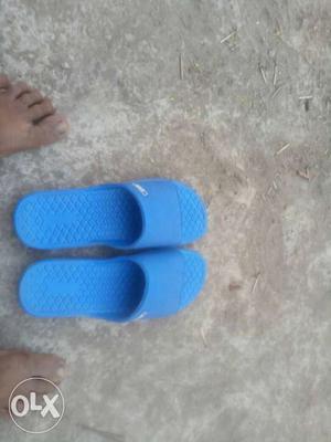 Pair Of Blue Sandals