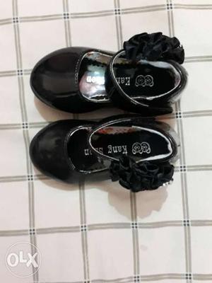 Pair Of Toddler's Black Maryjane Shoes