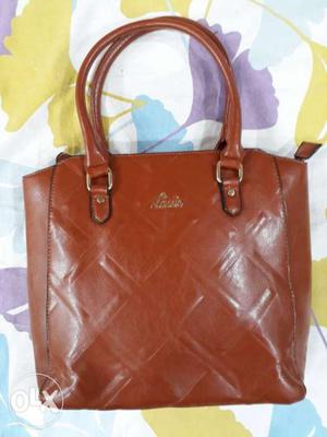 Pure leather ladies bag