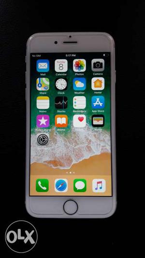 Apple Iphone 6 16Gb Silver Colour. Working Good