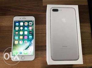 Apple iPhone 7 plus 32gb silver 1 and half month