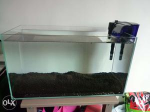 Fish tank 2x1, Top filter, light, gravel cleaner,