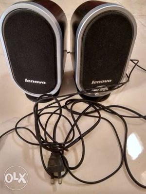 Lenovo 2.0 speakers with Good condition. Never