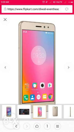 Lenovo k6 power new mobile only 15 days used with+1